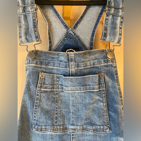 RVCA Foss Skinny Denim Overalls Size 27 - Picture 9 of 14